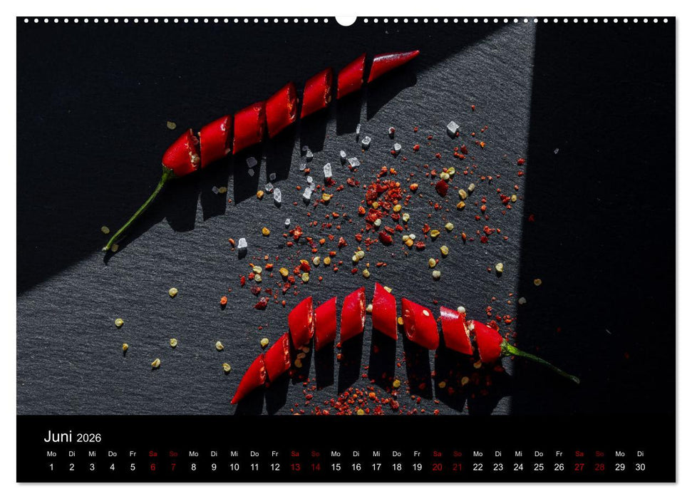 Spice Art - Gewürze in Szene gesetzt (CALVENDO Wandkalender 2026)