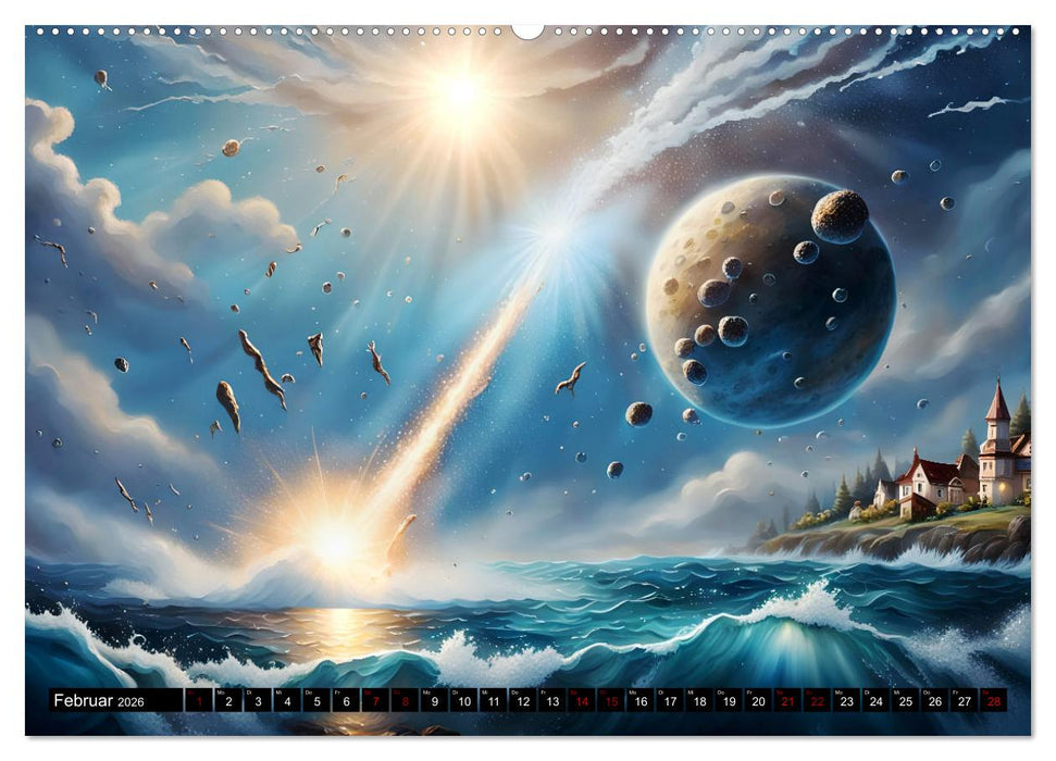 Erde - Blauer Überlebenskünstler (CALVENDO Wandkalender 2026)