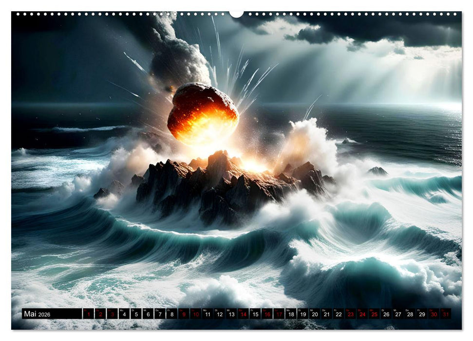 Erde - Blauer Überlebenskünstler (CALVENDO Wandkalender 2026)