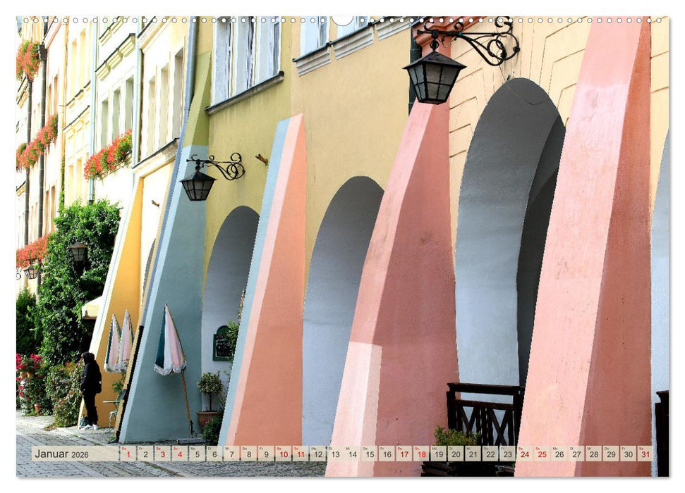 Jelenia Góra - Ein Stadtspaziergang in Hirschberg (CALVENDO Premium Wandkalender 2026)