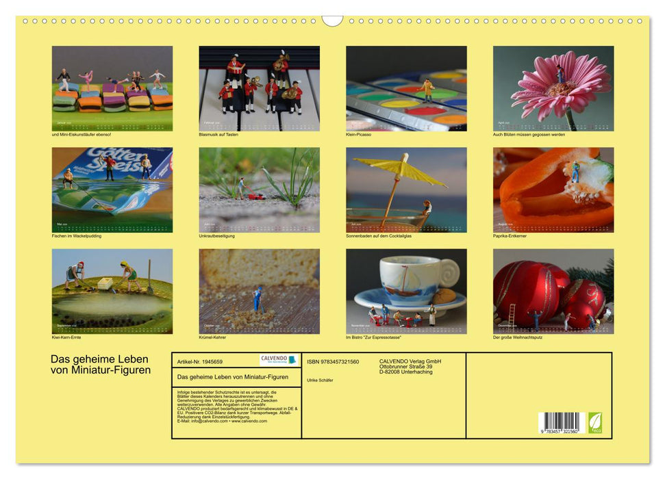 Das geheime Leben von Miniatur-Figuren (CALVENDO Wandkalender 2026)