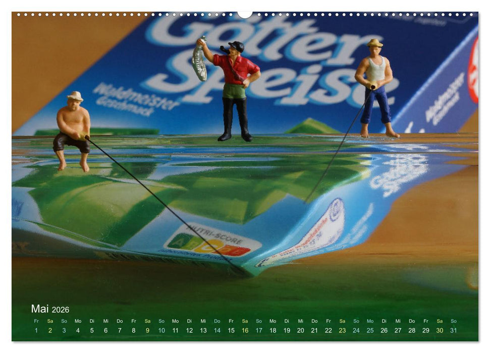 Das geheime Leben von Miniatur-Figuren (CALVENDO Wandkalender 2026)