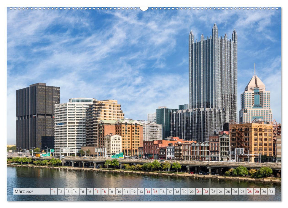 PITTSBURGH Charmante Impressionen (CALVENDO Wandkalender 2026)