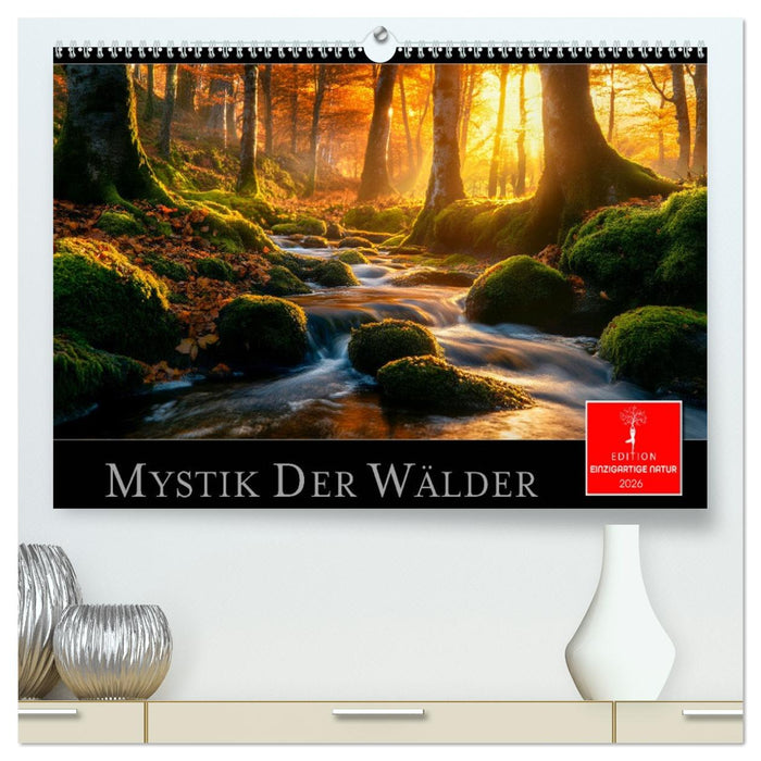 Mystik der Wälder (CALVENDO Premium Wandkalender 2026)