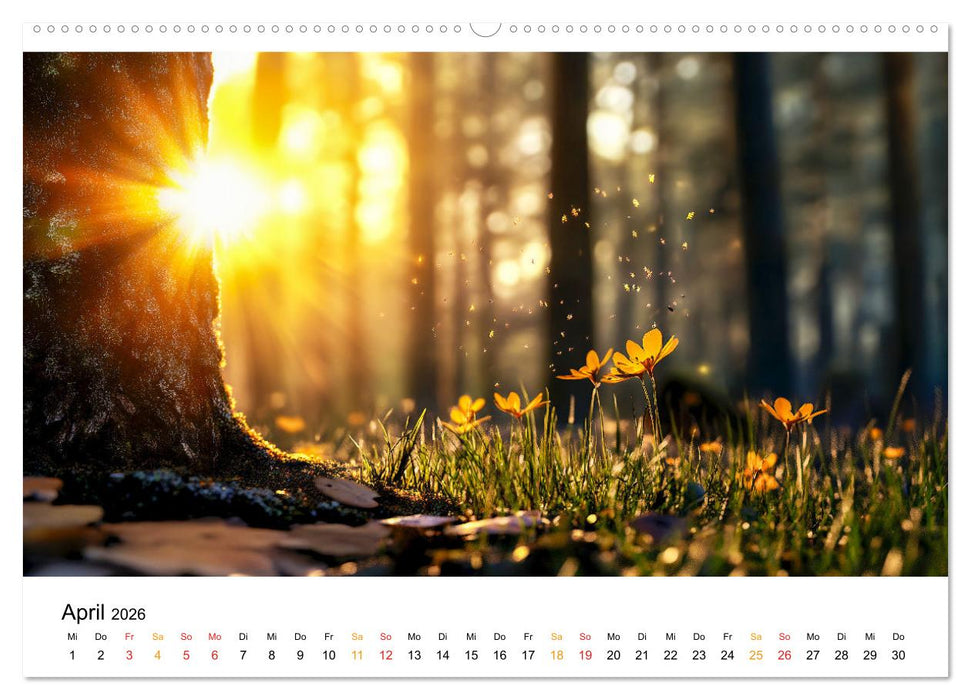 Mystik der Wälder (CALVENDO Premium Wandkalender 2026)