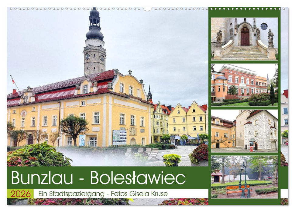 Bunzlau - Boleslawiec - Ein Stadtspaziergang (CALVENDO Wandkalender 2026)