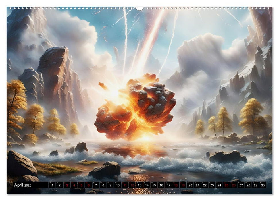 Erde - Blauer Überlebenskünstler (CALVENDO Premium Wandkalender 2026)