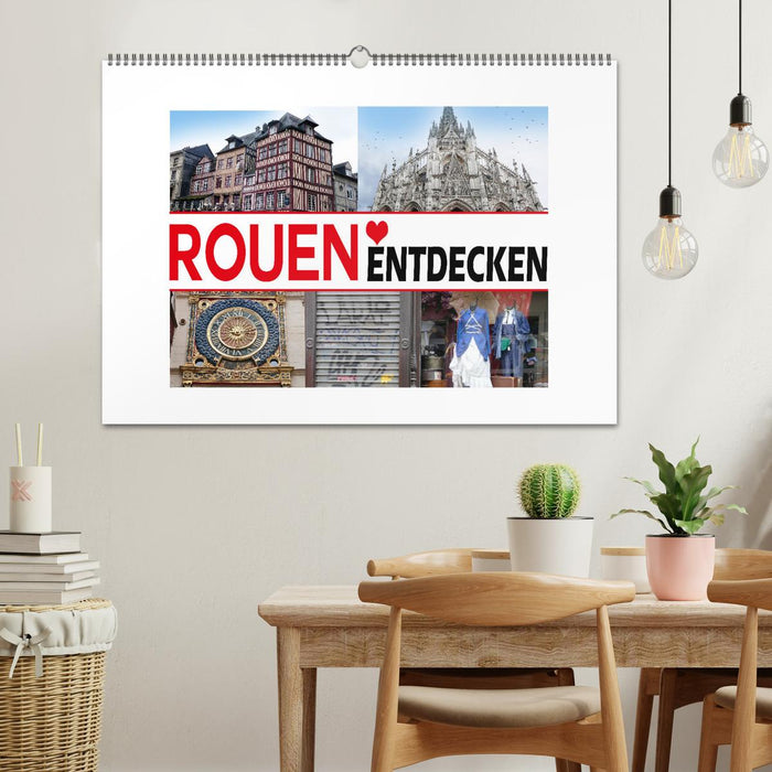 Rouen entdecken (CALVENDO Wandkalender 2026)