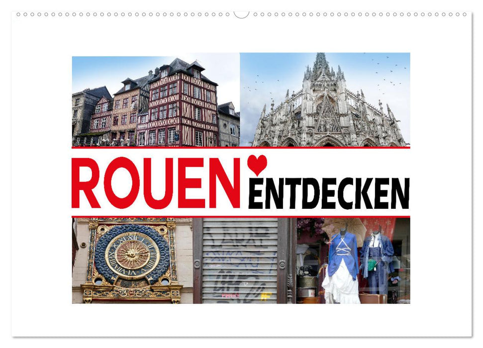 Rouen entdecken (CALVENDO Wandkalender 2026)