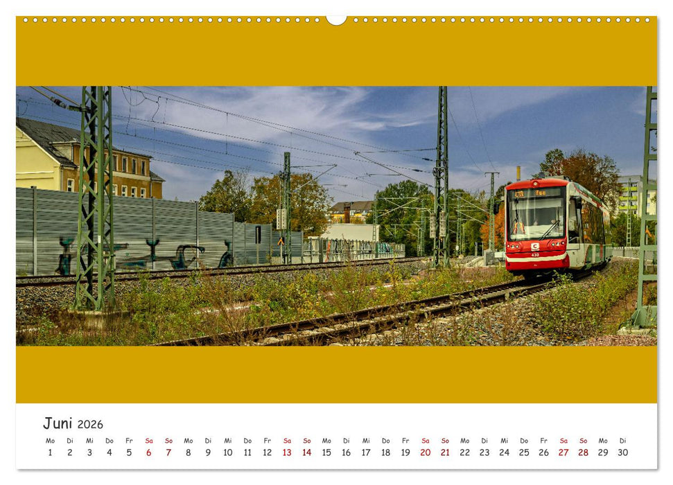 Die Citylink Chemnitz Panorama Ansichten (CALVENDO Premium Wandkalender 2026)