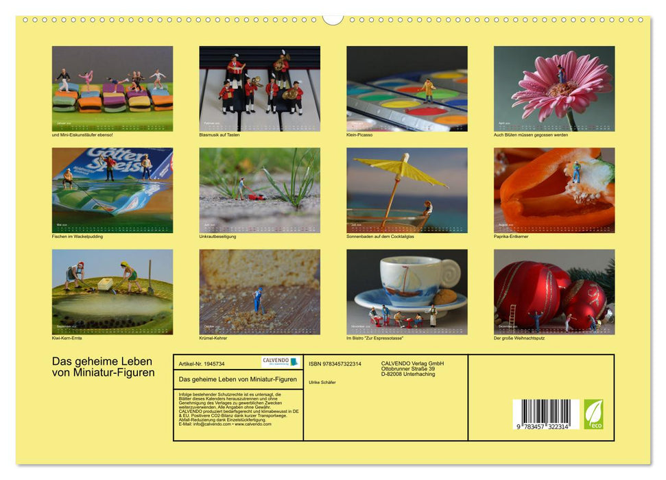 Das geheime Leben von Miniatur-Figuren (CALVENDO Premium Wandkalender 2026)