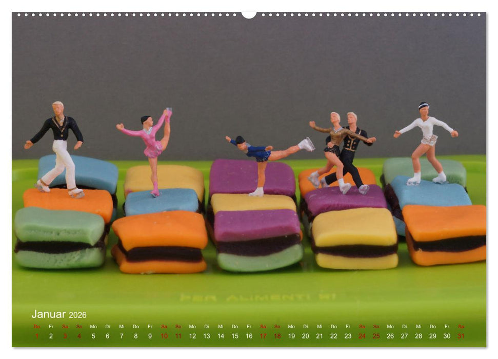 Das geheime Leben von Miniatur-Figuren (CALVENDO Premium Wandkalender 2026)