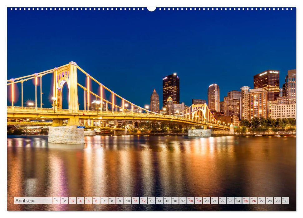 PITTSBURGH Charmante Impressionen (CALVENDO Premium Wandkalender 2026)