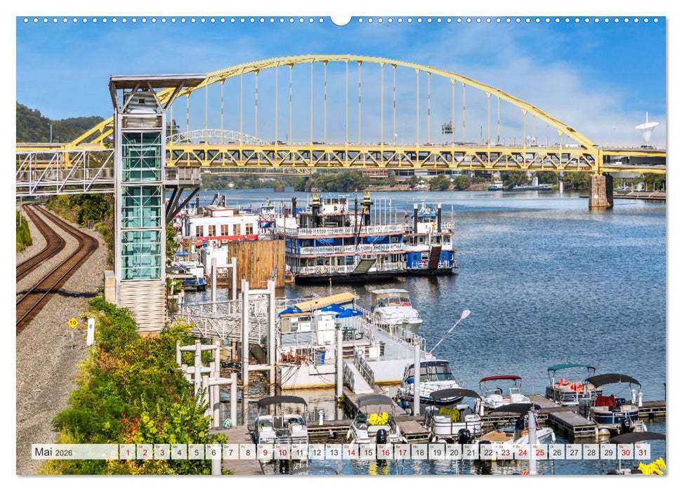 PITTSBURGH Charmante Impressionen (CALVENDO Premium Wandkalender 2026)