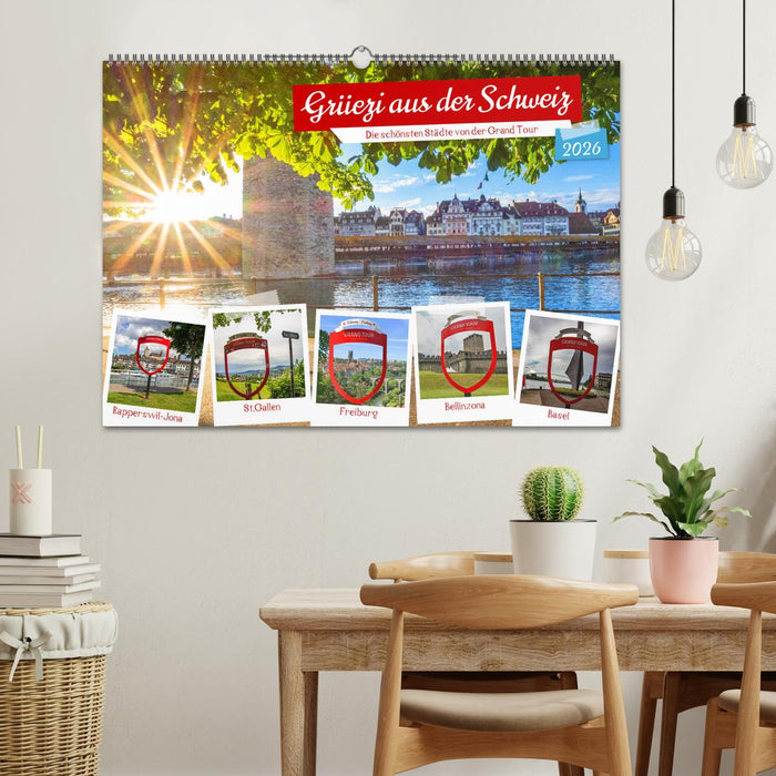 Grüezi aus der Schweiz (CALVENDO Wandkalender 2026)