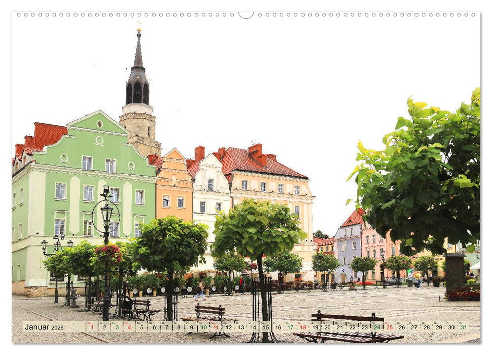 Bunzlau - Boleslawiec - Ein Stadtspaziergang (CALVENDO Premium Wandkalender 2026)