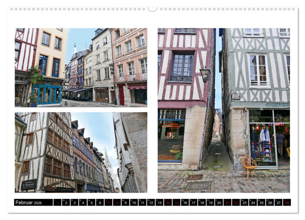 Rouen entdecken (CALVENDO Premium Wandkalender 2026)