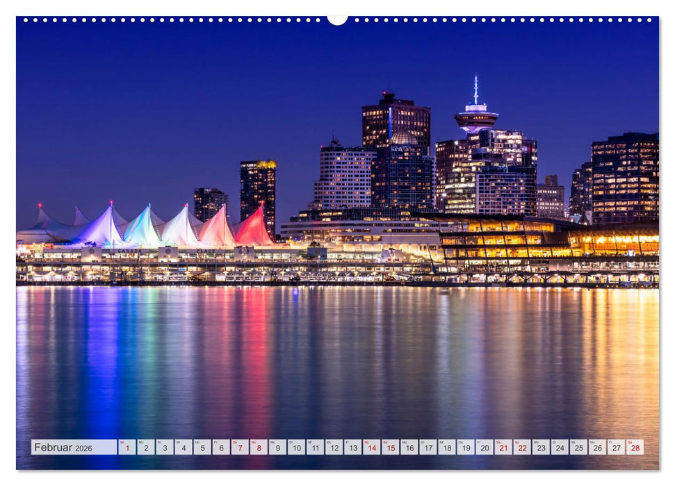 VANCOUVER Küstencharme und Urbanität (CALVENDO Wandkalender 2026)