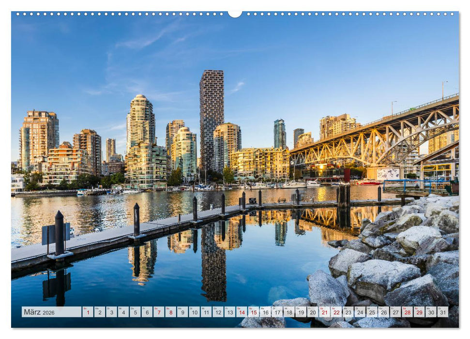 VANCOUVER Küstencharme und Urbanität (CALVENDO Wandkalender 2026)