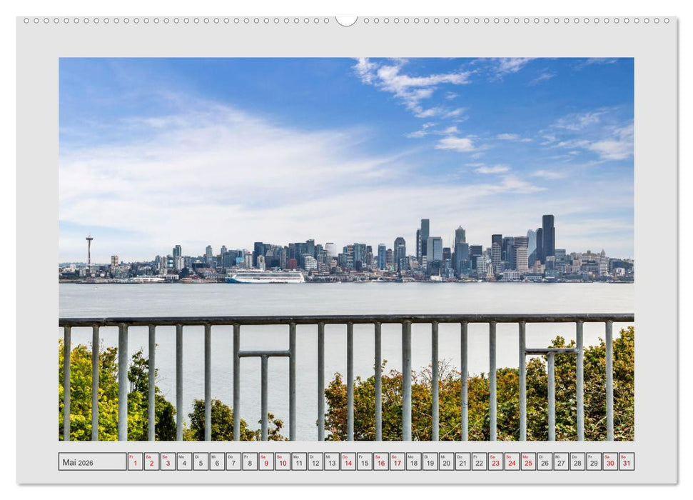 SEATTLE Unvergessliche Tour durch die Stadt und das Umland (CALVENDO Premium Wandkalender 2026)