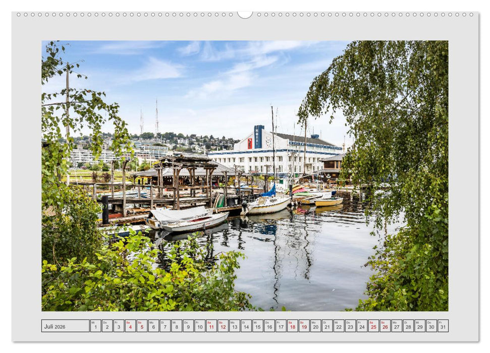 SEATTLE Unvergessliche Tour durch die Stadt und das Umland (CALVENDO Premium Wandkalender 2026)
