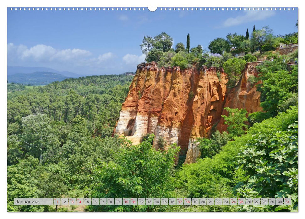 Spaziergang durch Roussillon (CALVENDO Wandkalender 2026)