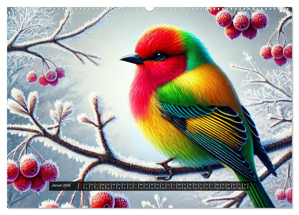 Tropische Farbenfreude (CALVENDO Wandkalender 2026)