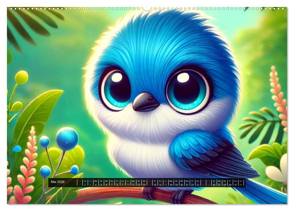 Tropische Farbenfreude (CALVENDO Wandkalender 2026)