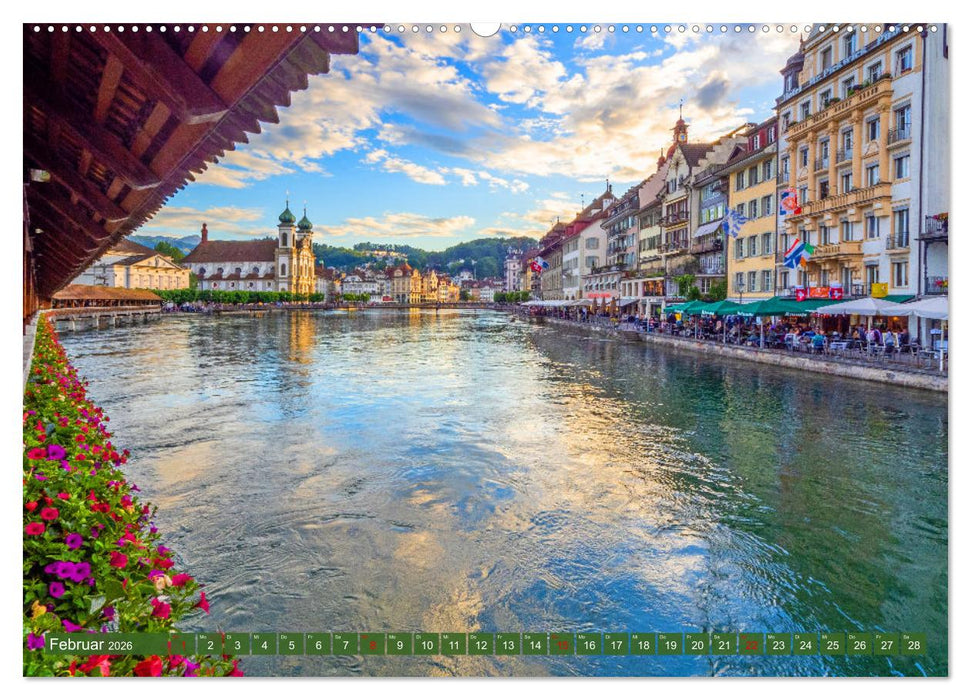 Grüezi aus der Schweiz (CALVENDO Premium Wandkalender 2026)
