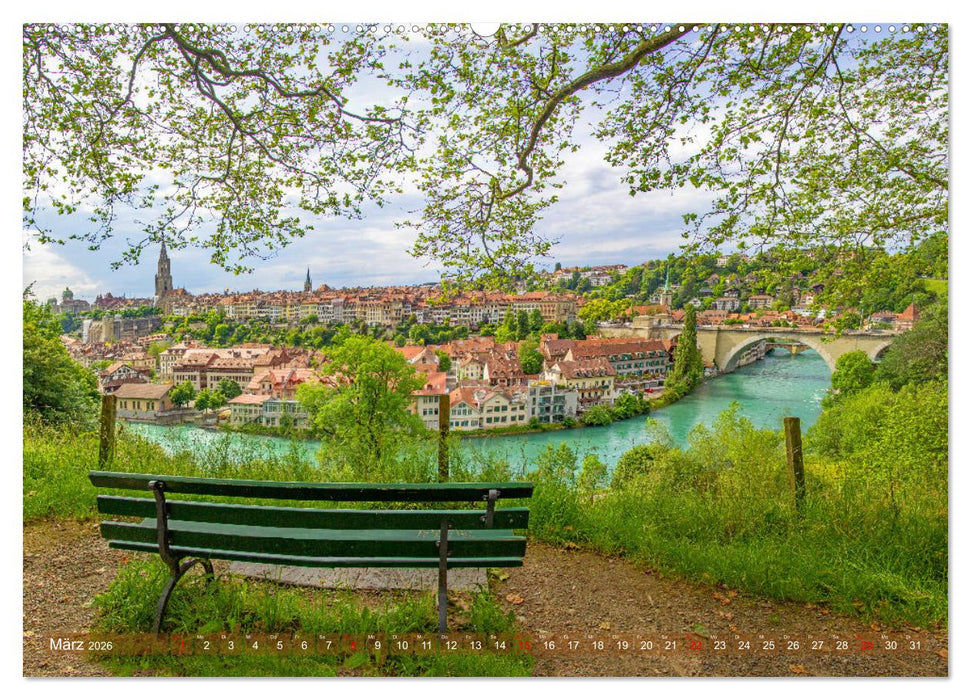 Grüezi aus der Schweiz (CALVENDO Premium Wandkalender 2026)