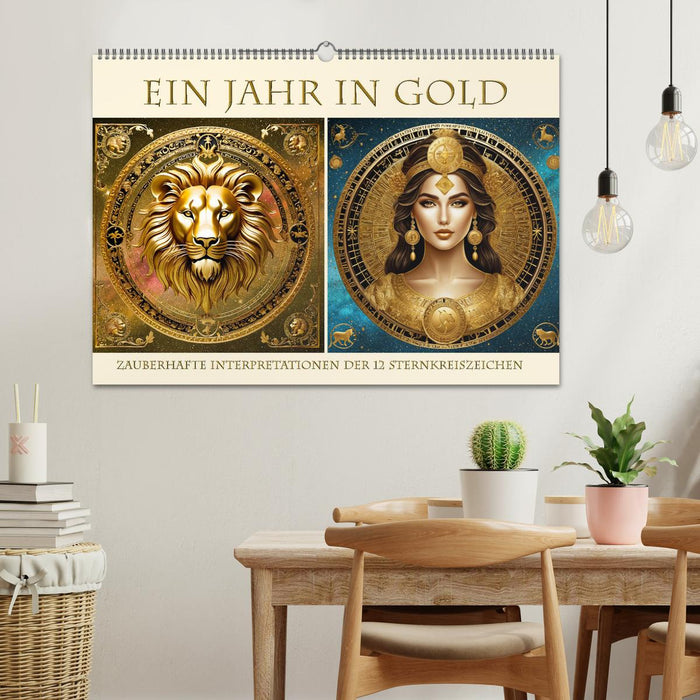 Ein Jahr in Gold (CALVENDO Wandkalender 2026)