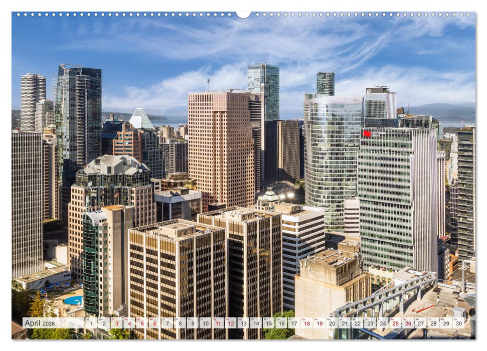VANCOUVER Küstencharme und Urbanität (CALVENDO Premium Wandkalender 2026)