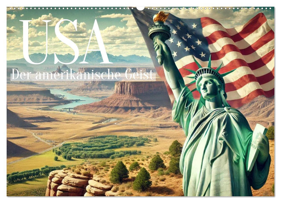 USA - Der amerikanische Geist (CALVENDO Wandkalender 2026)