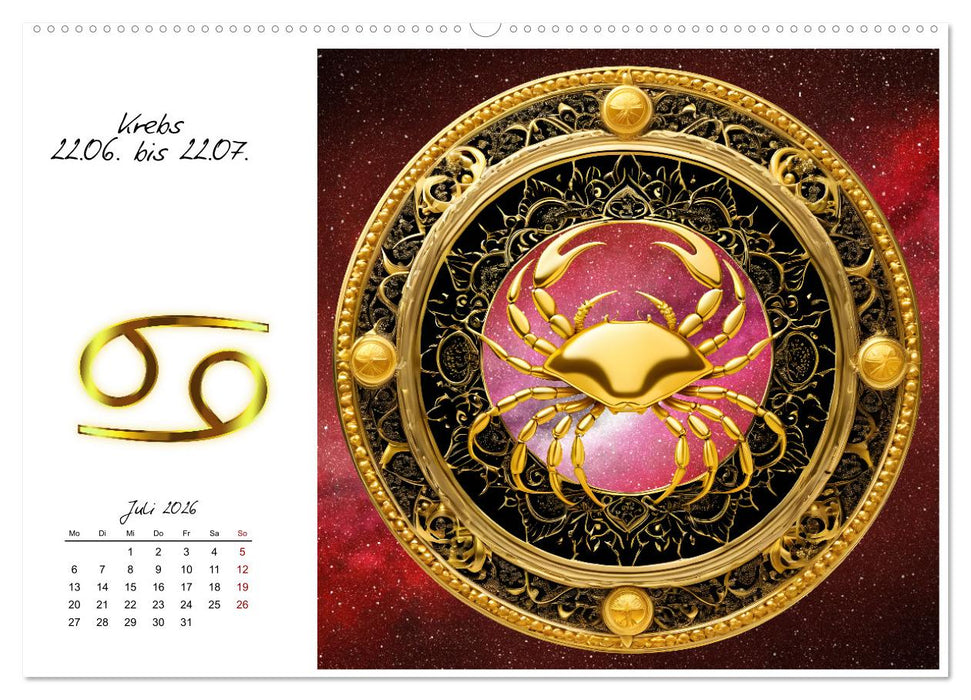 Ein Jahr in Gold (CALVENDO Premium Wandkalender 2026)