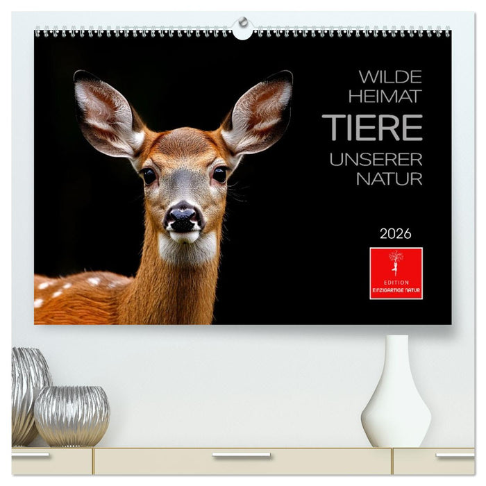 Wilde Heimat - Tiere unserer Natur (CALVENDO Premium Wandkalender 2026)