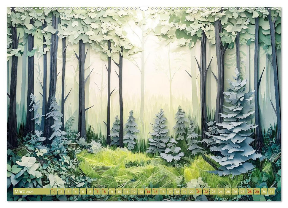 Kunstvolle Horizonte (CALVENDO Premium Wandkalender 2026)