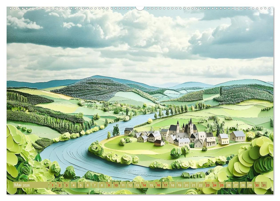 Kunstvolle Horizonte (CALVENDO Premium Wandkalender 2026)