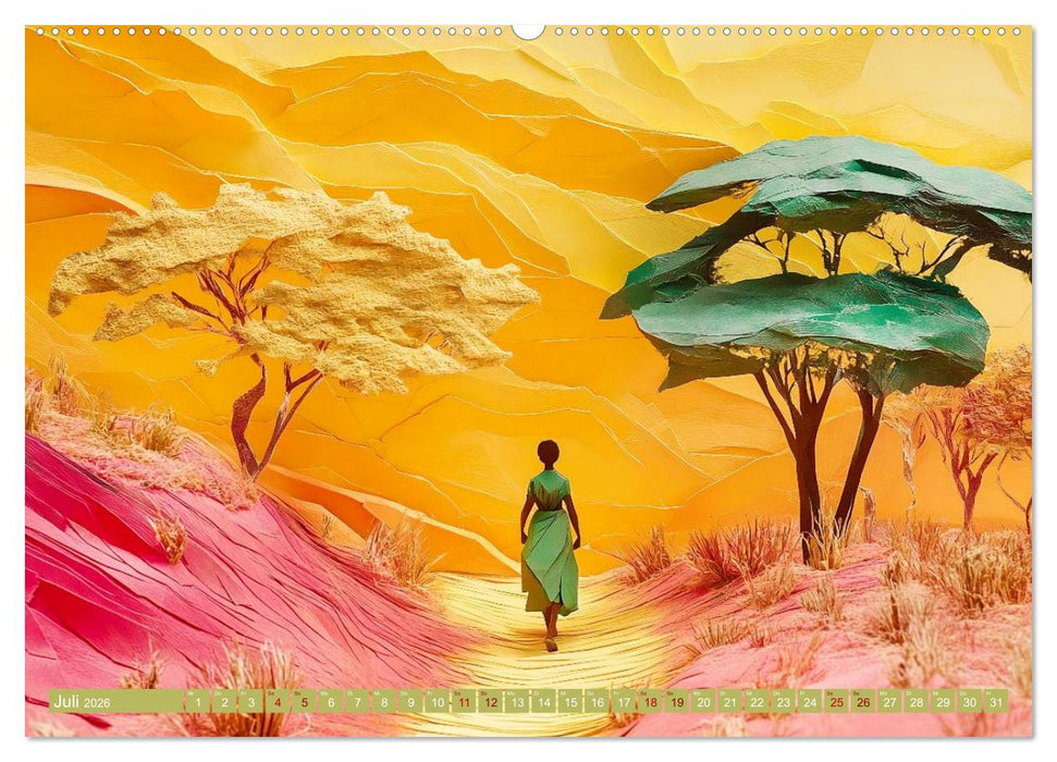 Kunstvolle Horizonte (CALVENDO Premium Wandkalender 2026)