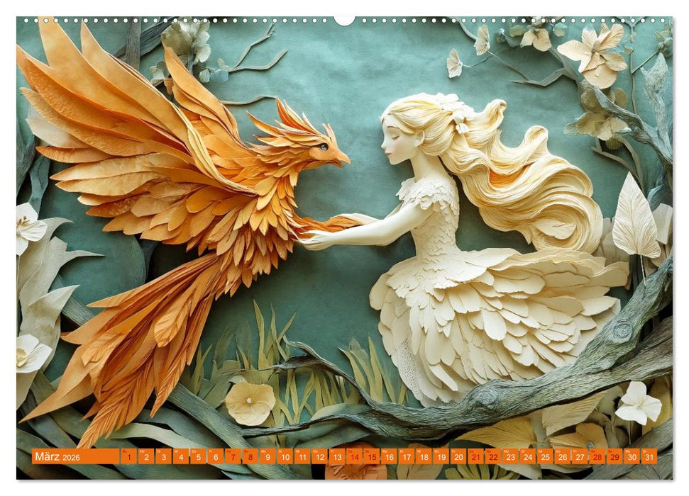 Magischer Papierzauber (CALVENDO Premium Wandkalender 2026)