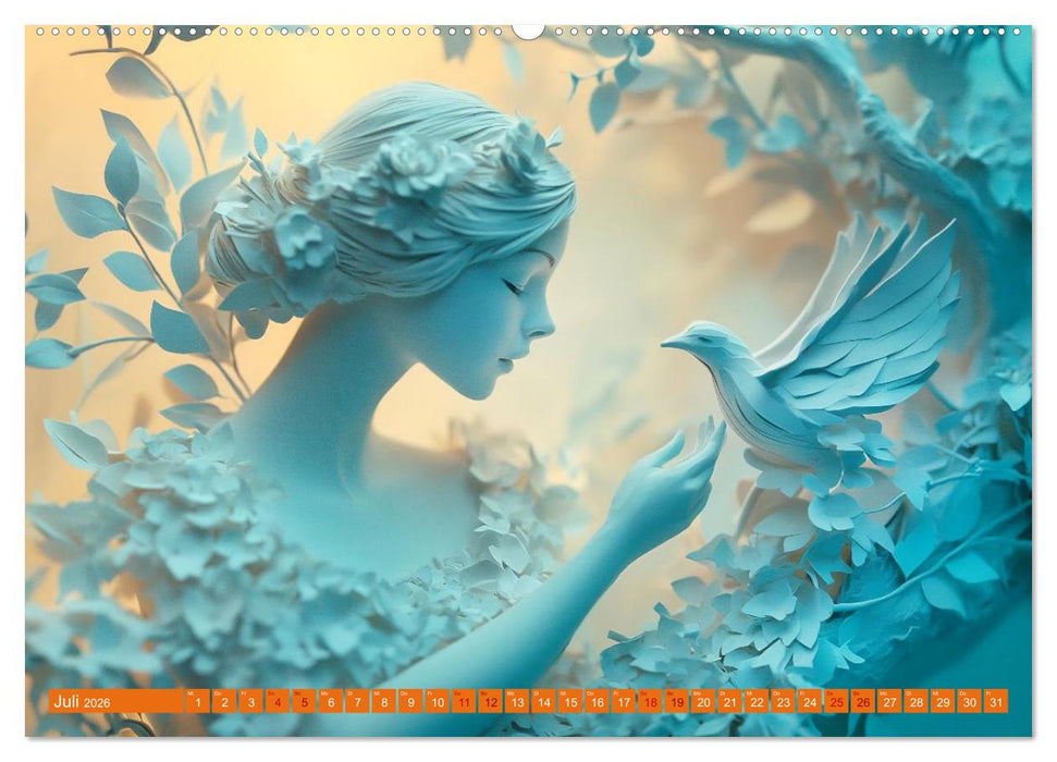 Magischer Papierzauber (CALVENDO Premium Wandkalender 2026)