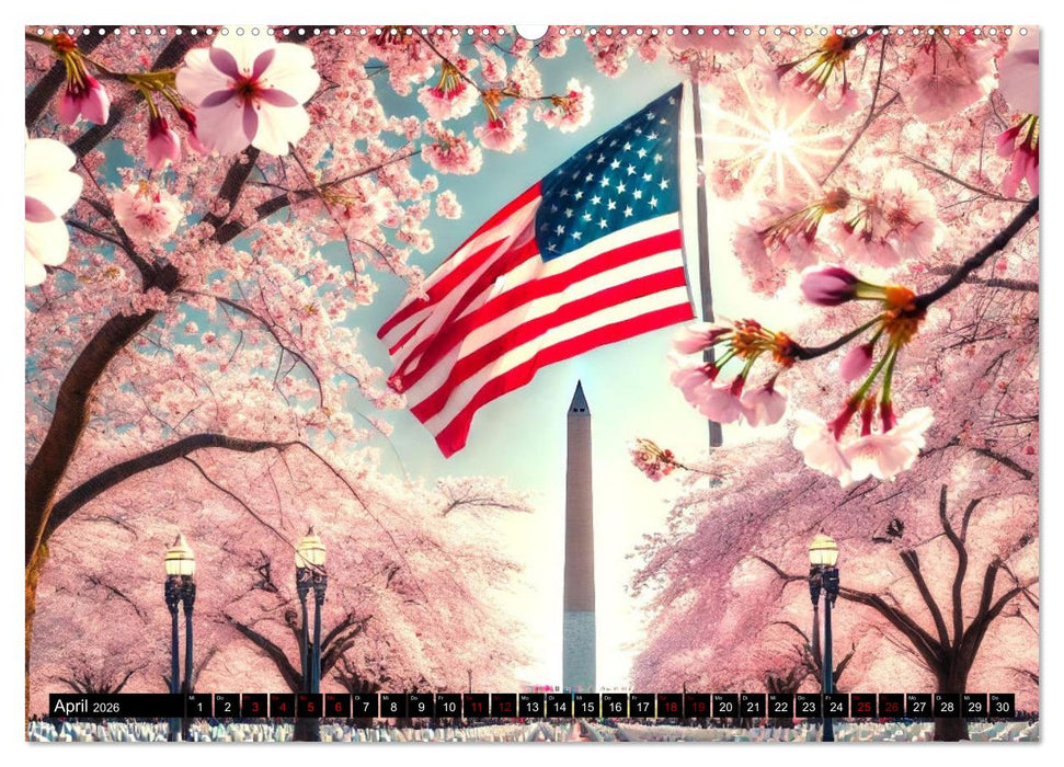 USA - Der amerikanische Geist (CALVENDO Premium Wandkalender 2026)