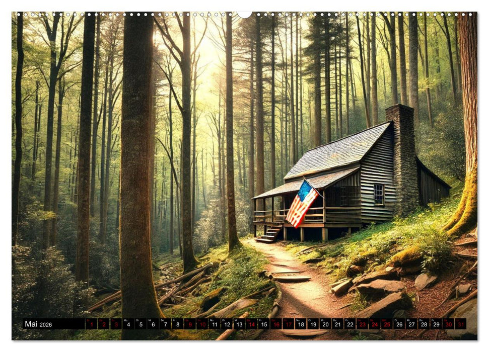USA - Der amerikanische Geist (CALVENDO Premium Wandkalender 2026)