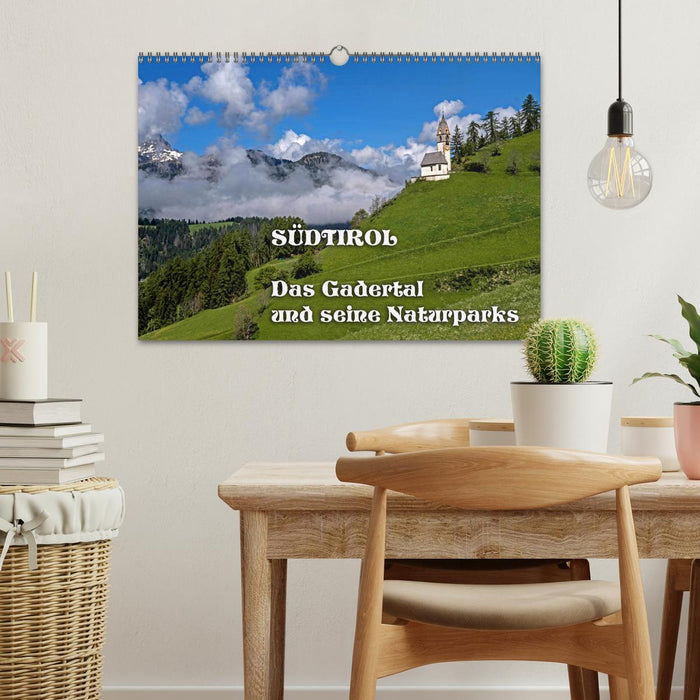 Südtirol - Das Gadertal und seine Naturparks (CALVENDO Wandkalender 2026)