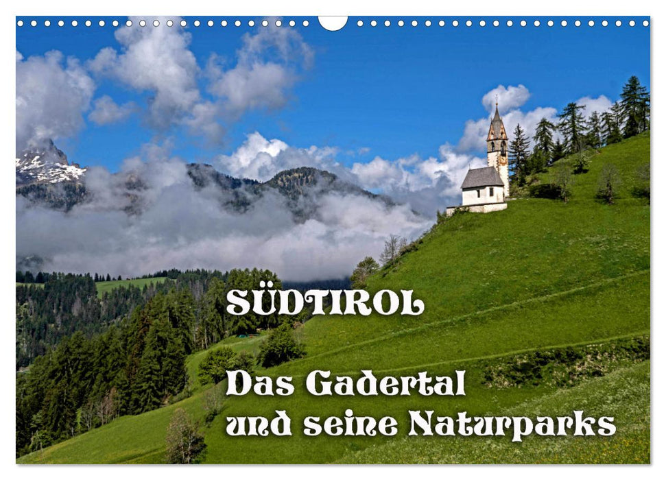 Südtirol - Das Gadertal und seine Naturparks (CALVENDO Wandkalender 2026)