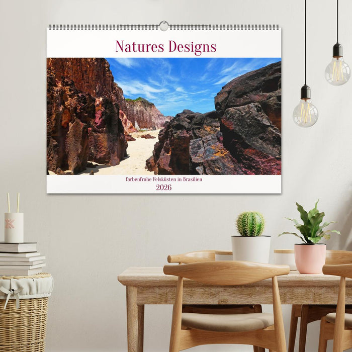 Natures-Designs - farbenfrohe Felsküsten in Brasilien (CALVENDO Wandkalender 2026)