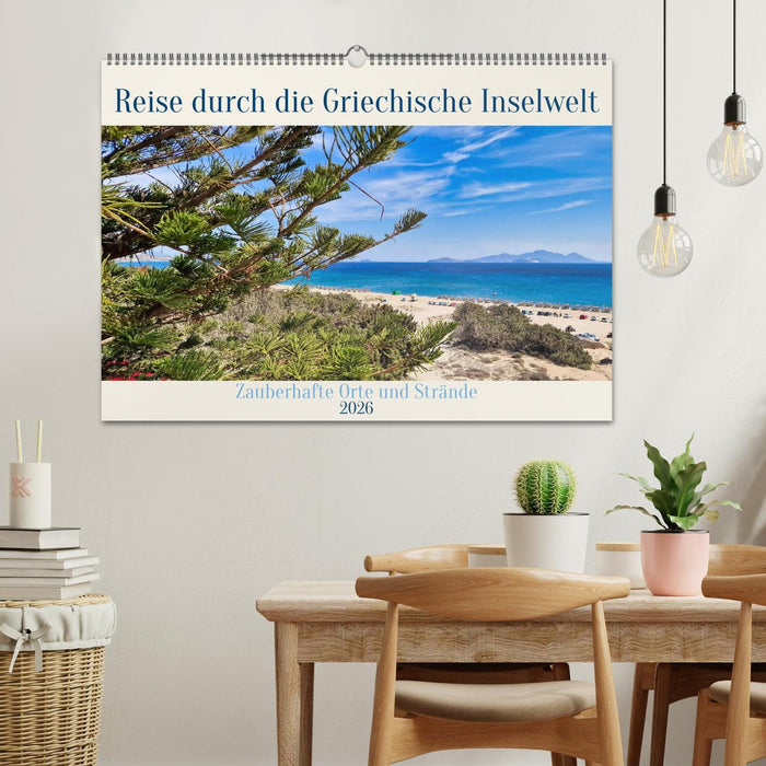 Reise durch die Griechische Inselwelt (CALVENDO Wandkalender 2026)
