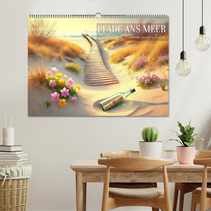 Pfade ans Meer (CALVENDO Wandkalender 2026)