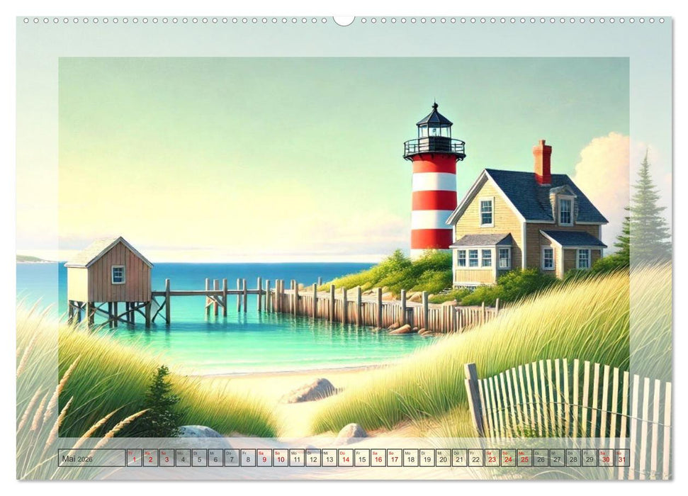 Pfade ans Meer (CALVENDO Wandkalender 2026)