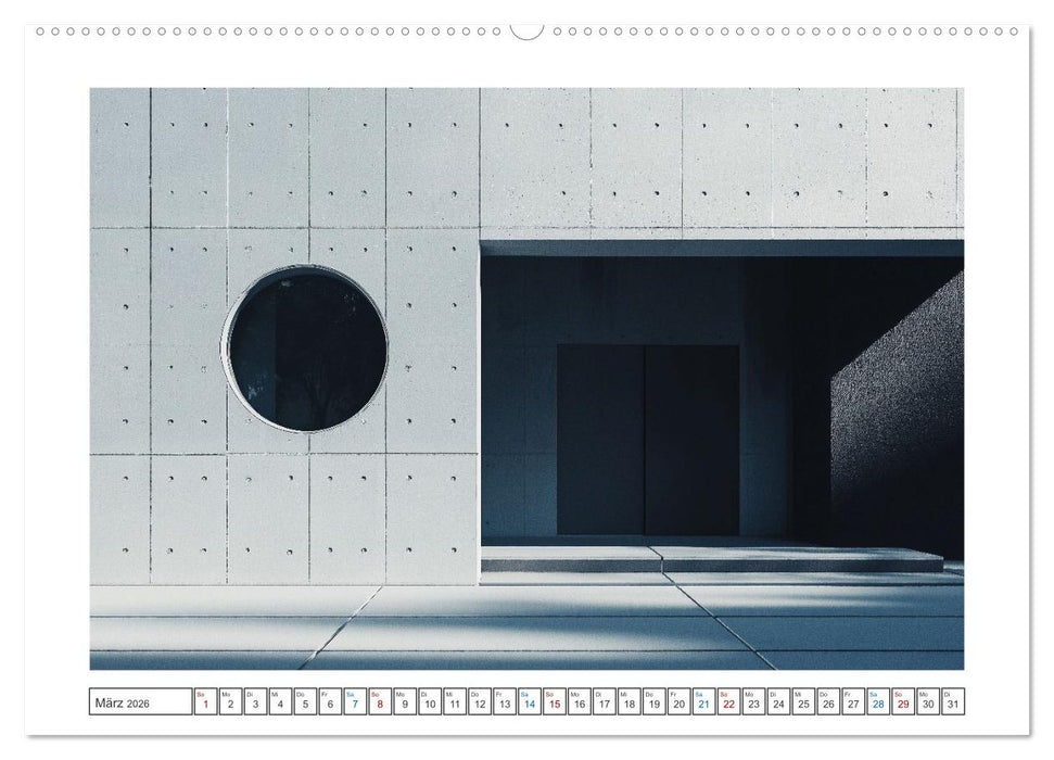 Reduktion auf das Wesentliche (CALVENDO Wandkalender 2026)