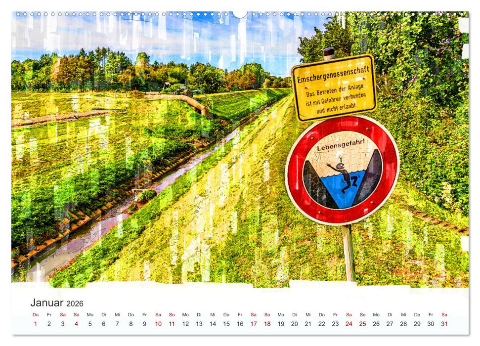 Ruhrpott Art (CALVENDO Premium Wandkalender 2026)
